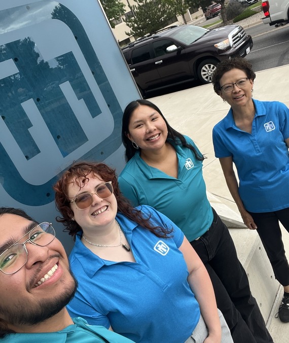 Interns and supervisor