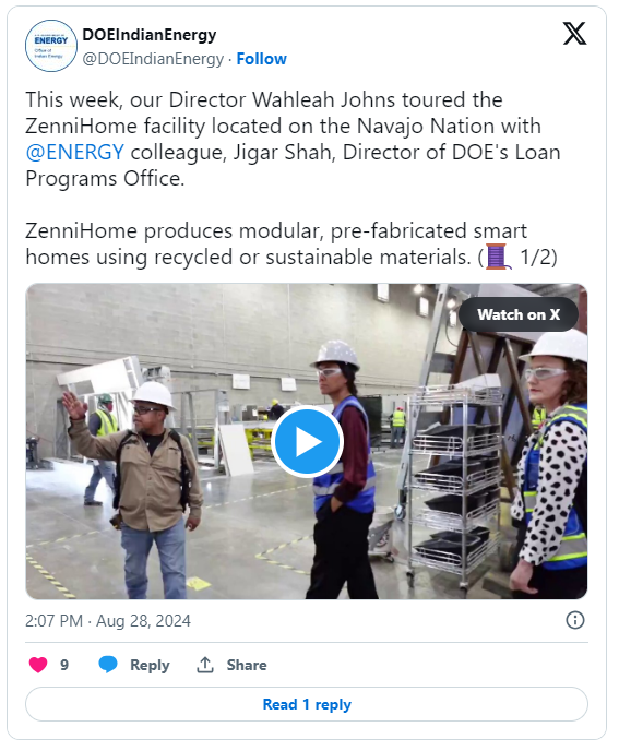ZenniHome facility tour on Navajo Nation