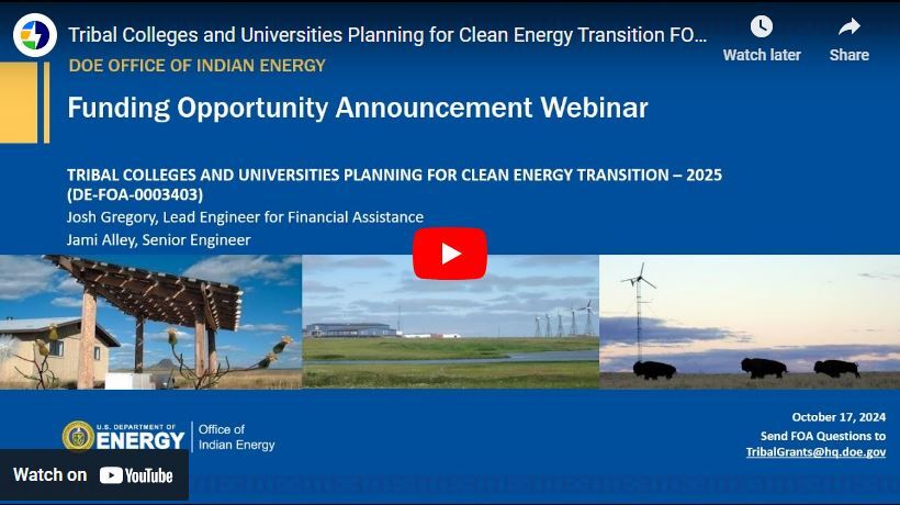 TCUs FOA Webinar Recording