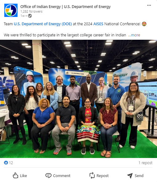 DOE at AISES National Conference