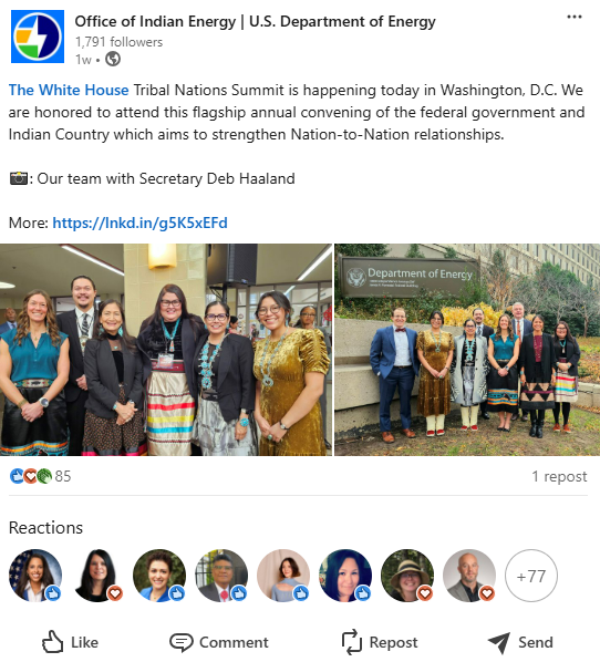 White House Tribal Nations Summit