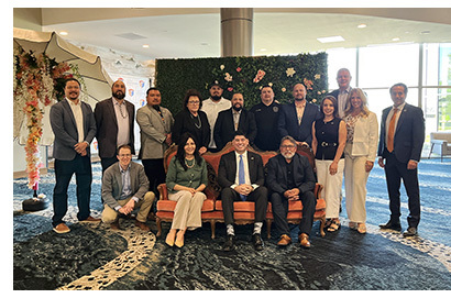 ICEIWG attendees pose for photo at May meeting