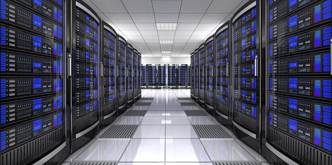 Data center hallway