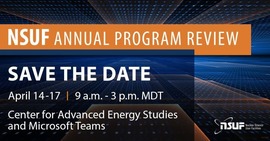 Save the date, NSUF Annual Program Review
