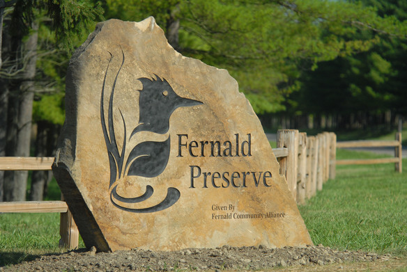 Fernald Preserve Entrance Sign