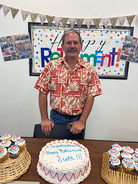 Surovchak at his September virtual retirement party.