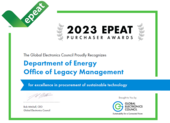 2023 EPEAT Certificate