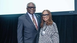 James Clyburn and Melinda Downing