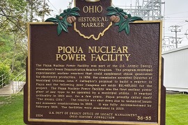 Piqua Historical Marker