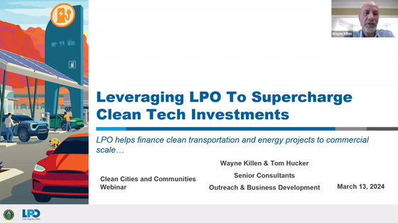 Clean Communities Webinar screenshot