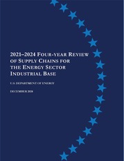 2021-2024-Four Year Review of Supply Chains for the Energy Sector Industrial Base