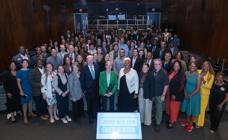 Justice Week Attendees with Secretary Granholm and PDD Gordon