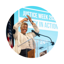 Tamia Gordon Clapping