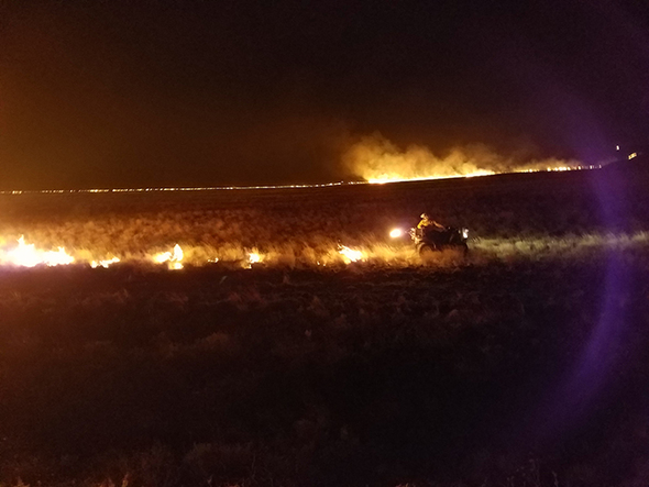 Fire train' helps battle blaze in Yakima River Canyon