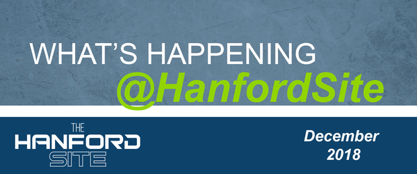 What's Happening at Hanford Site banner for December