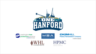 One Hanford logo with logos for WRPS, WHL, HPMC, MSA and CH2M HILL Plateau Remediation Company