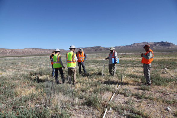 Revegetation at the NNSS