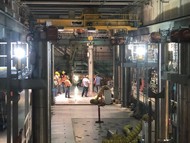 Inside the Waste Treatment and Immobilization Plant' Low-Activity Waste Facility that will immobilize tank waste in glass.