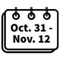 Oct. 31 - Nov. 12