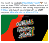 Black History Month February 1 Tweet