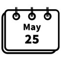 May 25