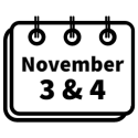 Calendar Icon Nov 3&4