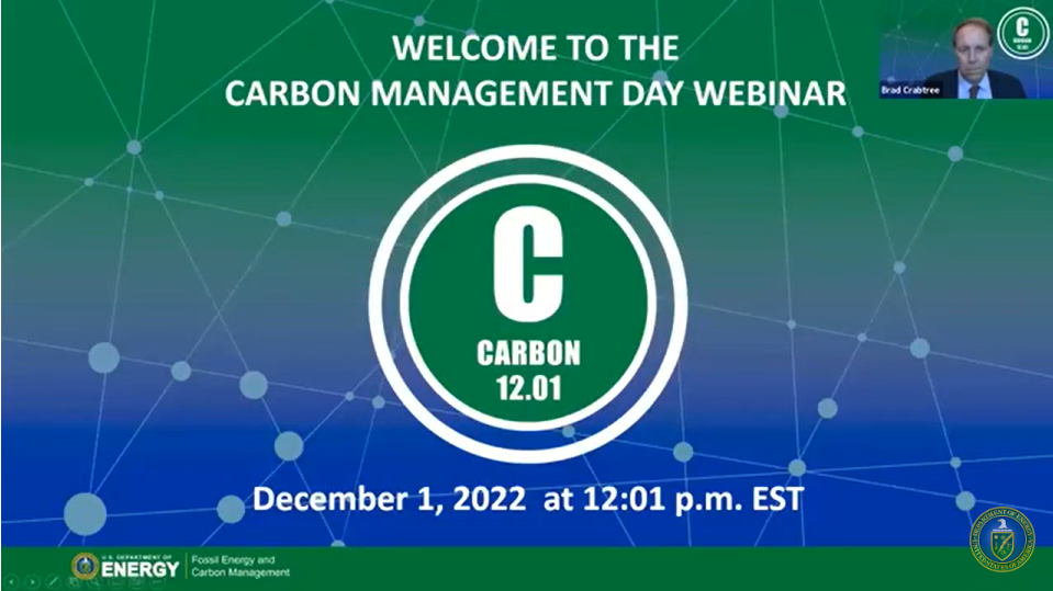 Carbon Management Day Webinar Screenshot 2022