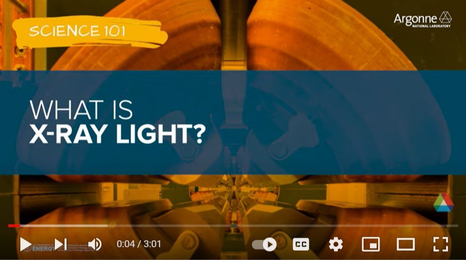 Screenshot of a video that says Science 101: What is X-Ray Light?