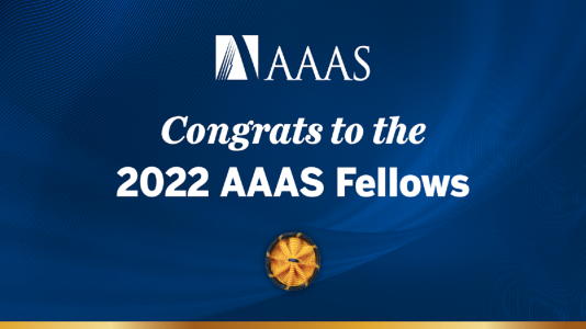 AAAS - Congrats to the AAAS Fellows