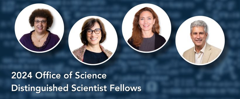 Photos of the four Distinguished Scientist Fellows