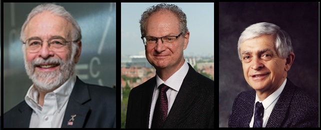 Headshot photos of Héctor D. Abruña, Paul Alivisatos, and John H. Nuckolls