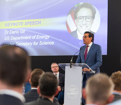 Dario Gil speaking at Global Fusion Policy Summit