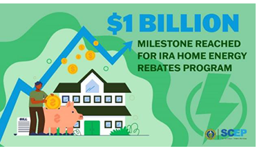 $1 Billion milestone reached by Home Energy Rebates program