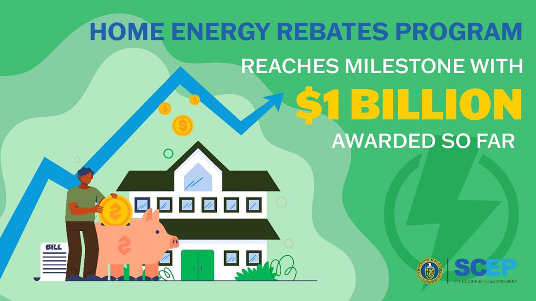 Home Energy Rebates reaches milestone with $1 billion awarded so far