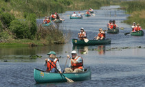 Canoeing on public waters. Photo by FWS. 