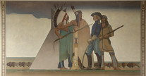 Indian and Soldier by Maynard Dixon