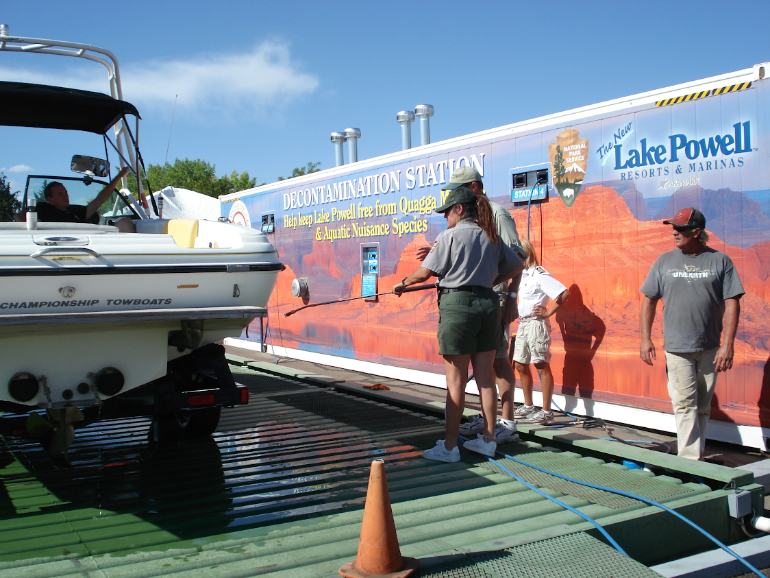  NPS Quagga Decontamination Station at Lake Powell