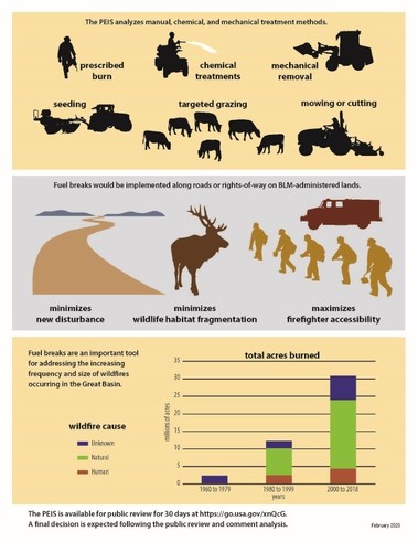 Great Basin Fuel Breaks Information Poster 2