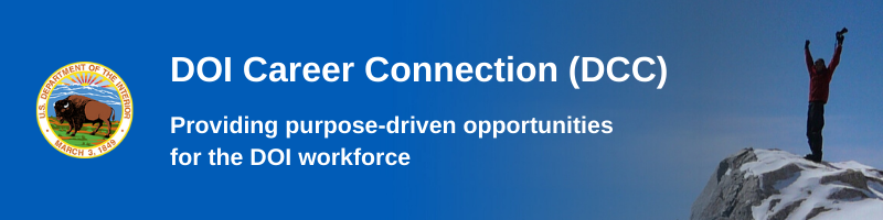 DOI Career Connection banner