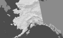 Alaska map.