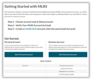 Screen shot: Getting Started with MLRS