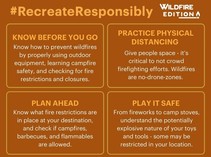#Recreate Responsibly Graphic