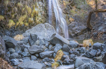 A waterfall in Laguna Mountains. 