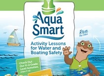 Aqua Smart graphic with otter wearing life jacket.