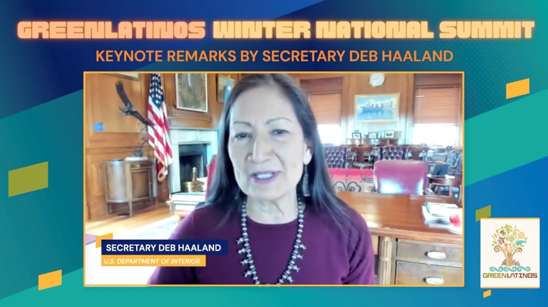 GreenLatinos Winter National Summit: Keynote Remarks by Secretary Deb Haaland