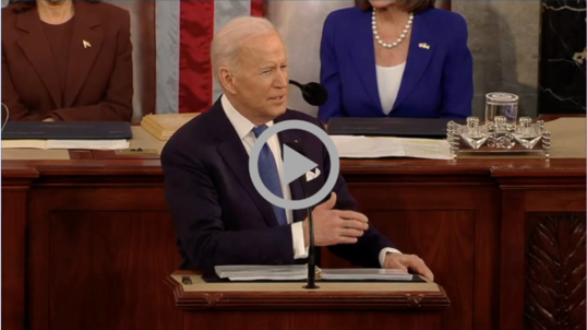 President Biden delivers the State of the Union Address inside the House Chamber