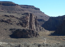 A canyon.