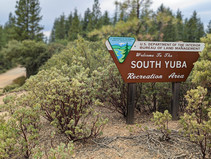 A sign for South Yuba Recreation Area,