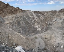 Mining pit.