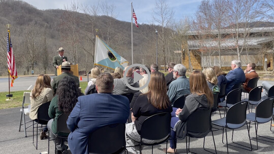 The National Park Service and its partners mark the additional acres added to New River Gorge National Park and Preserve.